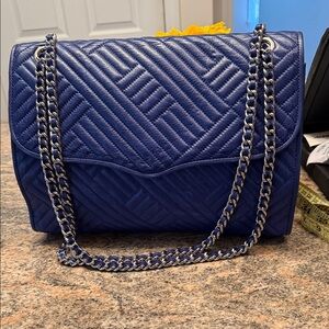 Rebecca Minkoff Royal Blue Quilted Shoulder Bag